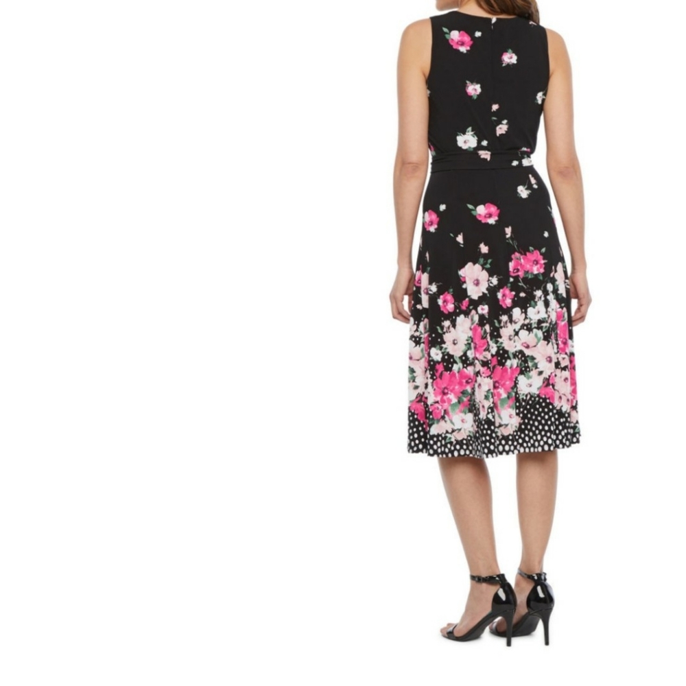 🆕️➕ Black Label 💜 Floral Dress - Picture 4 of 6